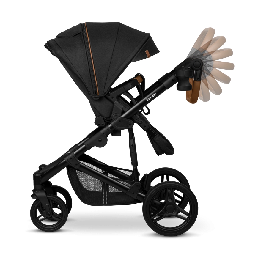 Lionelo - Wózek kombinowany 2 w 1 MARI TOUR Black Onyx