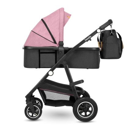 Lionelo - Wózek kombinowany 2w1 AMBER Pink Rose
