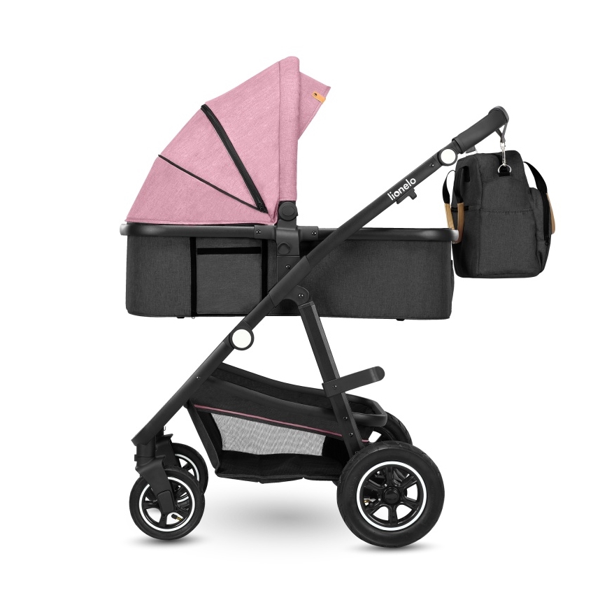 Lionelo - Wózek kombinowany 2w1 AMBER Pink Rose