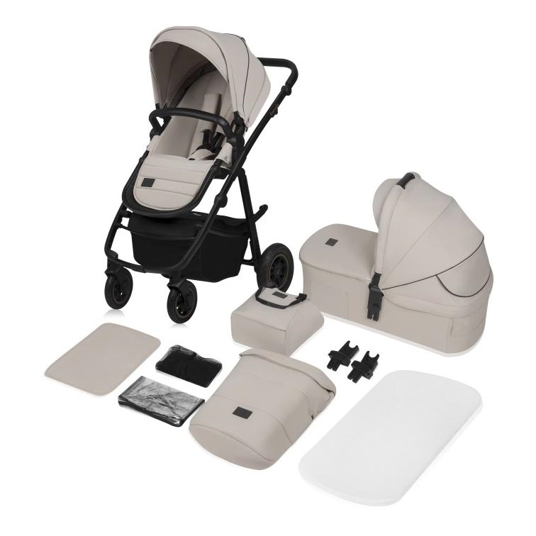 Lionelo - Wózek kombinowany 2w1 AMBER PLUS Beige Sand