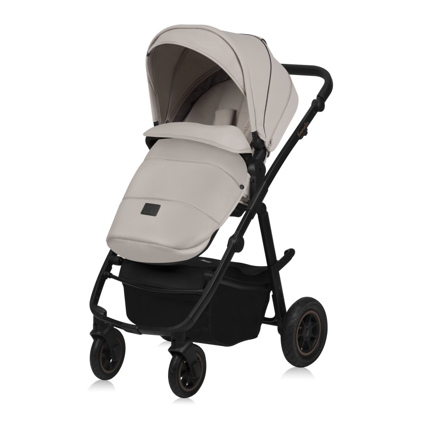 Lionelo - Wózek kombinowany 2w1 AMBER PLUS Beige Sand