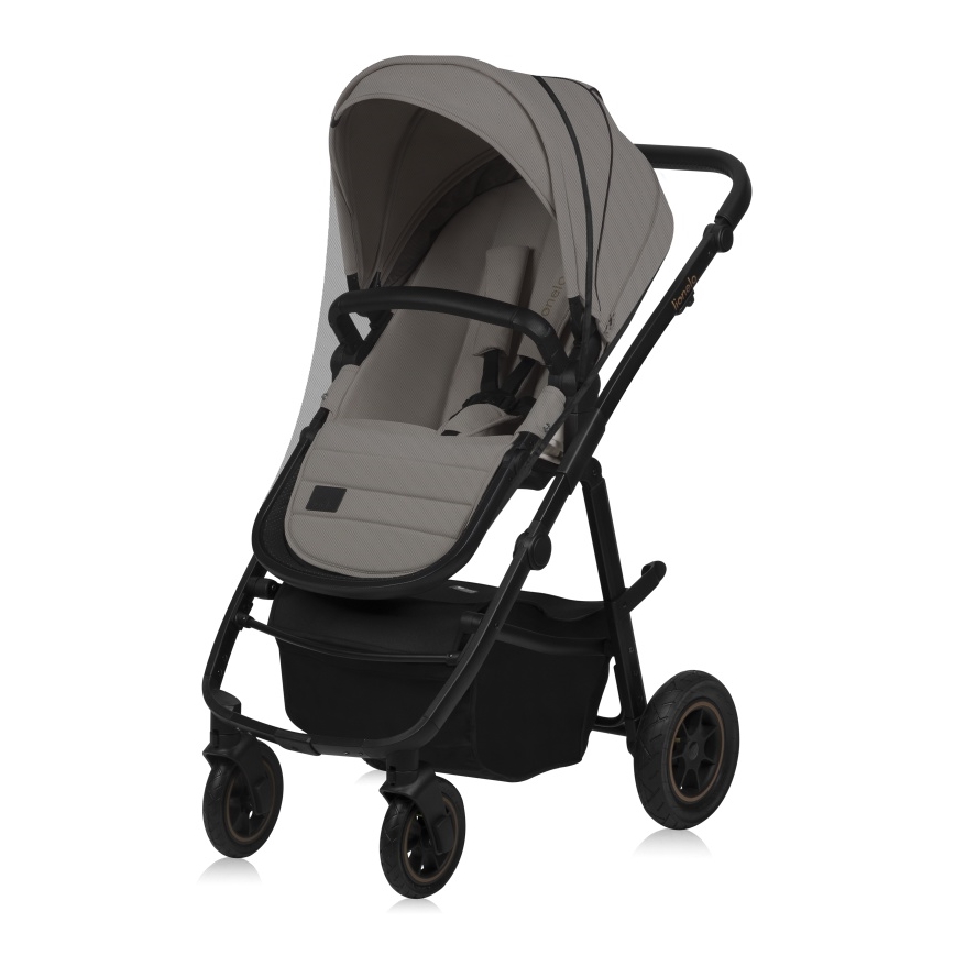 Lionelo - Wózek kombinowany 2w1 AMBER PLUS Beige Sand