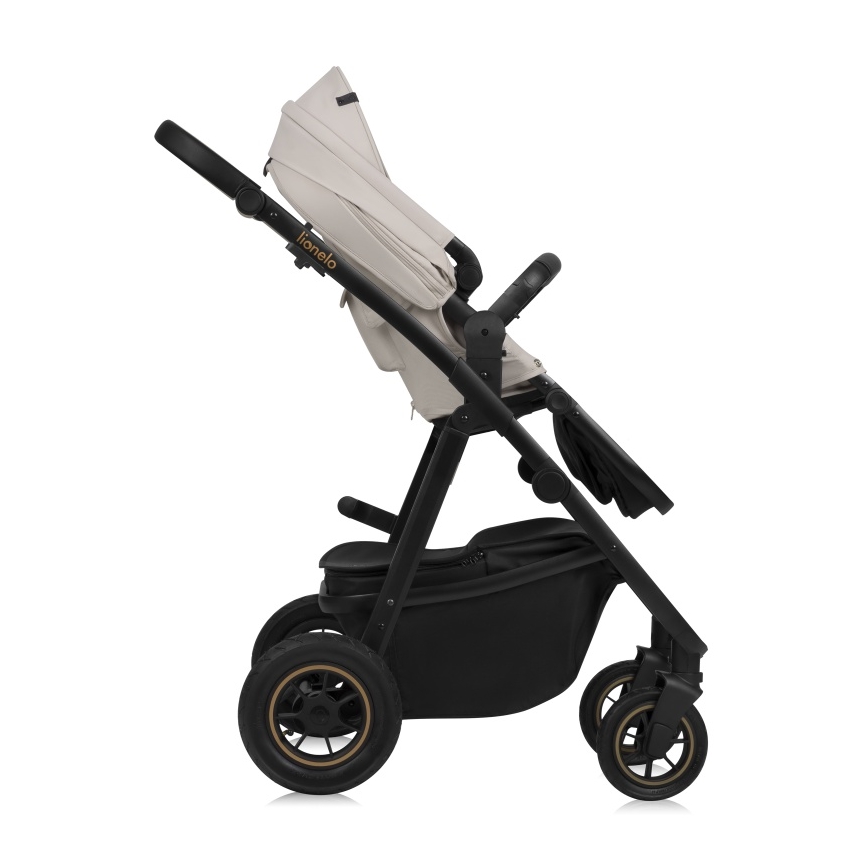 Lionelo - Wózek kombinowany 2w1 AMBER PLUS Beige Sand