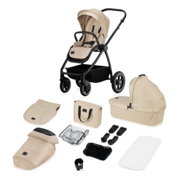 Lionelo - Wózek kombinowany 2w1 MERIL Beige Sand