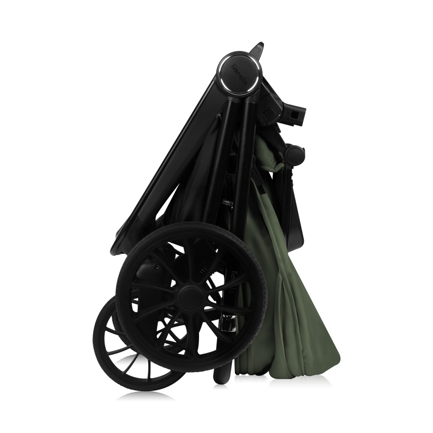 Lionelo - Wózek kombinowany 2w1 MIKA PLUS Oliwkowy
