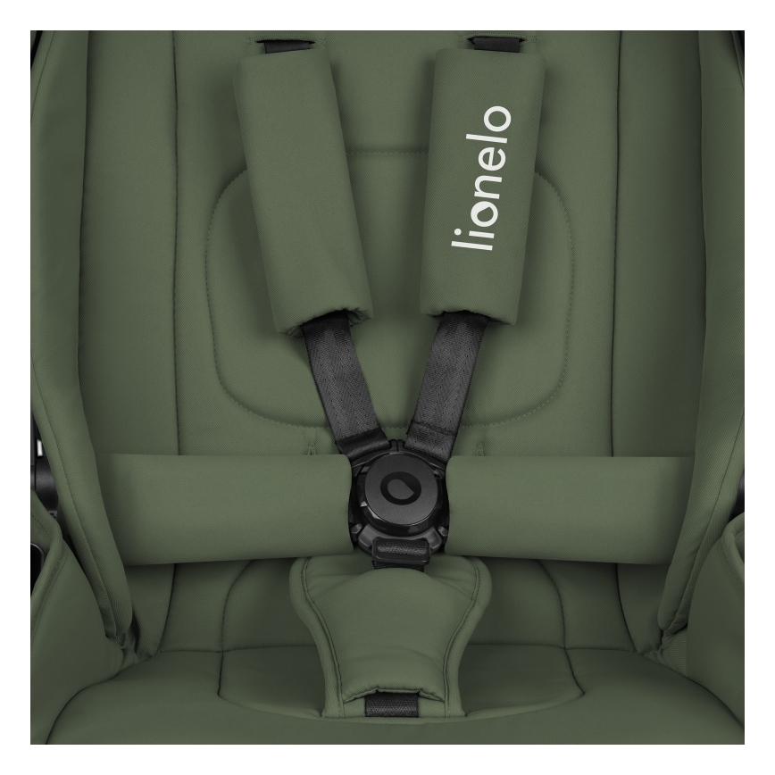 Lionelo - Wózek kombinowany 2w1 MIKA PLUS Oliwkowy