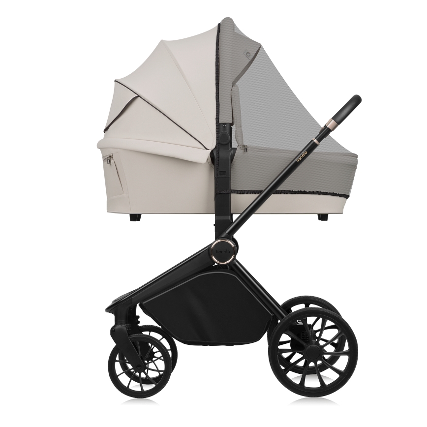 Lionelo - Wózek kombinowany 3 w 1 MIKA PLUS Beige Sand