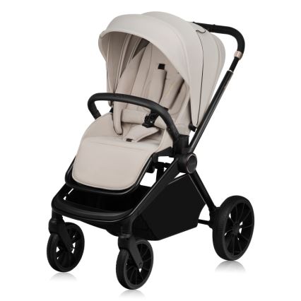 Lionelo - Wózek kombinowany 3 w 1 MIKA PLUS Beige Sand