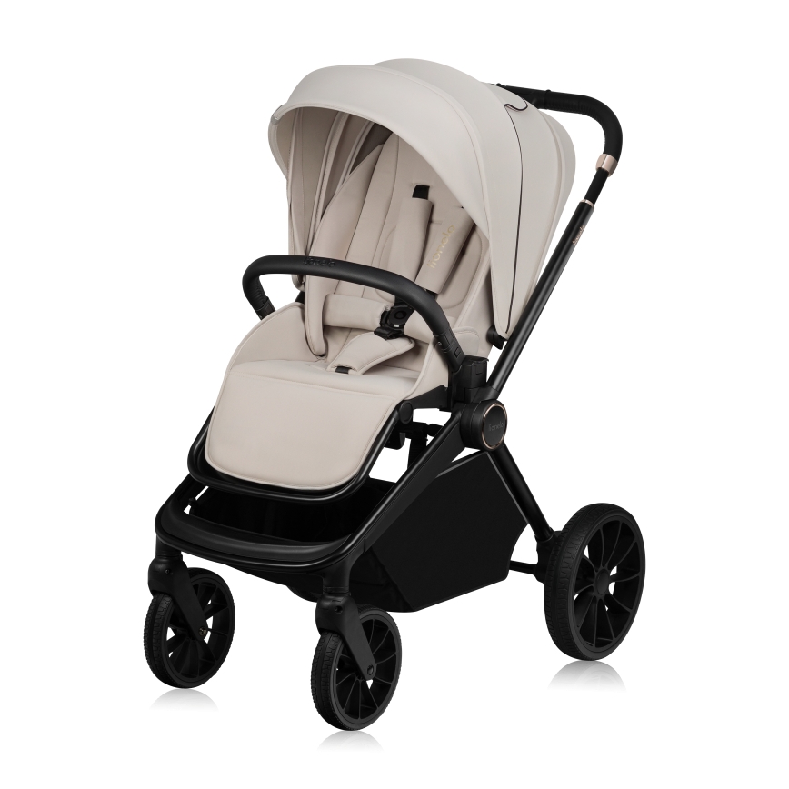 Lionelo - Wózek kombinowany 3 w 1 MIKA PLUS Beige Sand