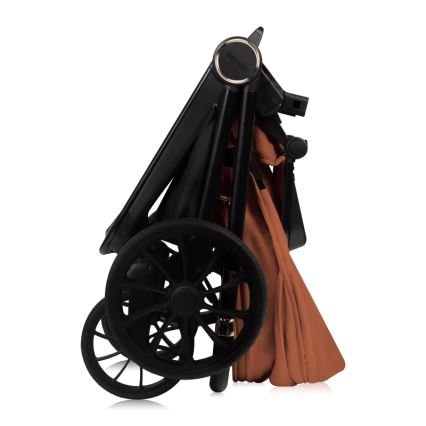 Lionelo - Wózek kombinowany 3 w 1 MIKA PLUS Brown Rust