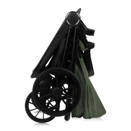 Lionelo - Wózek kombinowany 3 w 1 MIKA PLUS Oliwkowy