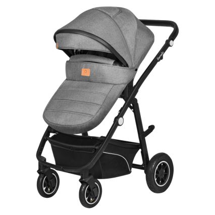 Lionelo - Wózek kombinowany 3w1 BIANKA Grey Stone