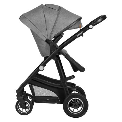 Lionelo - Wózek kombinowany 3w1 BIANKA Grey Stone