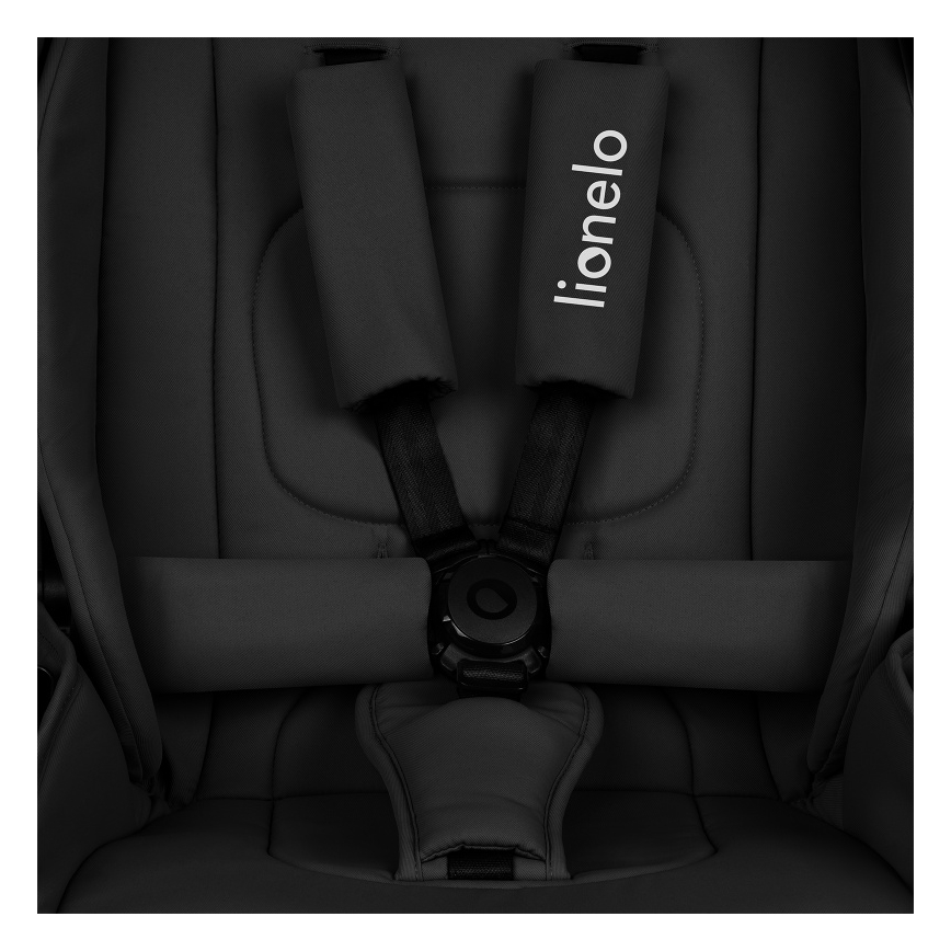 Lionelo - Wózek kombinowany 3w1 MIKA PLUS Black Onyx