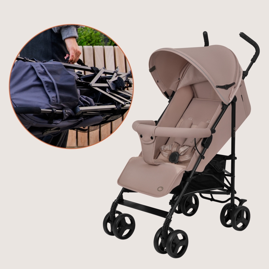 Lionelo - Wózek parasolka ELIA Beige Taupe