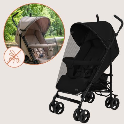Lionelo - Wózek parasolka ELIA Black Onyx