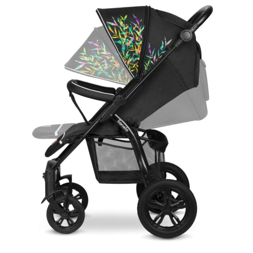 Lionelo - Wózek spacerowy ANNET TOUR czarny/zielony