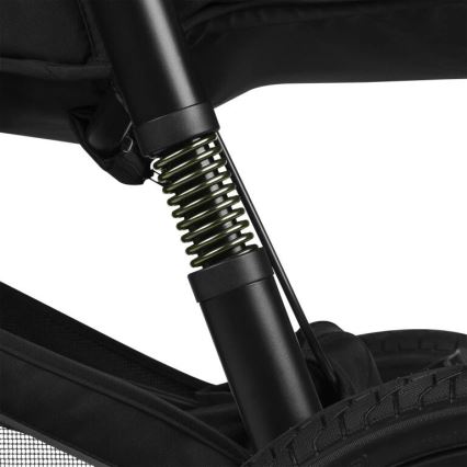 Lionelo - Wózek spacerowy AZURA czarny/zielony