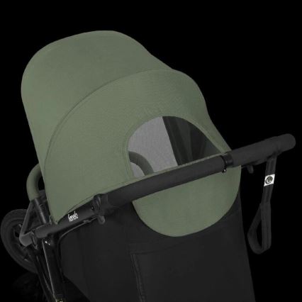 Lionelo - Wózek spacerowy AZURA czarny/zielony