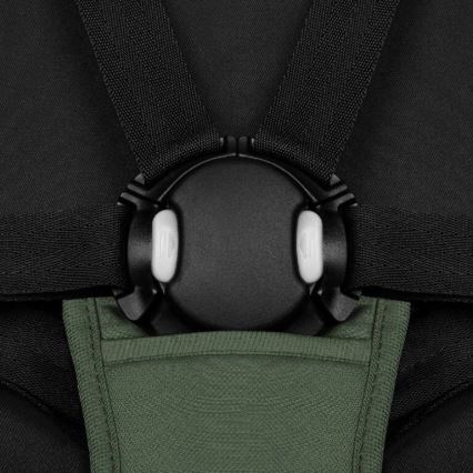 Lionelo - Wózek spacerowy AZURA czarny/zielony