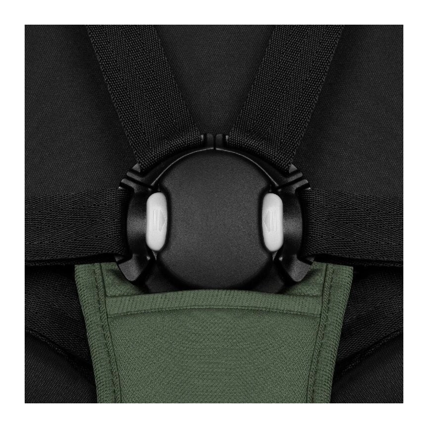 Lionelo - Wózek spacerowy AZURA czarny/zielony