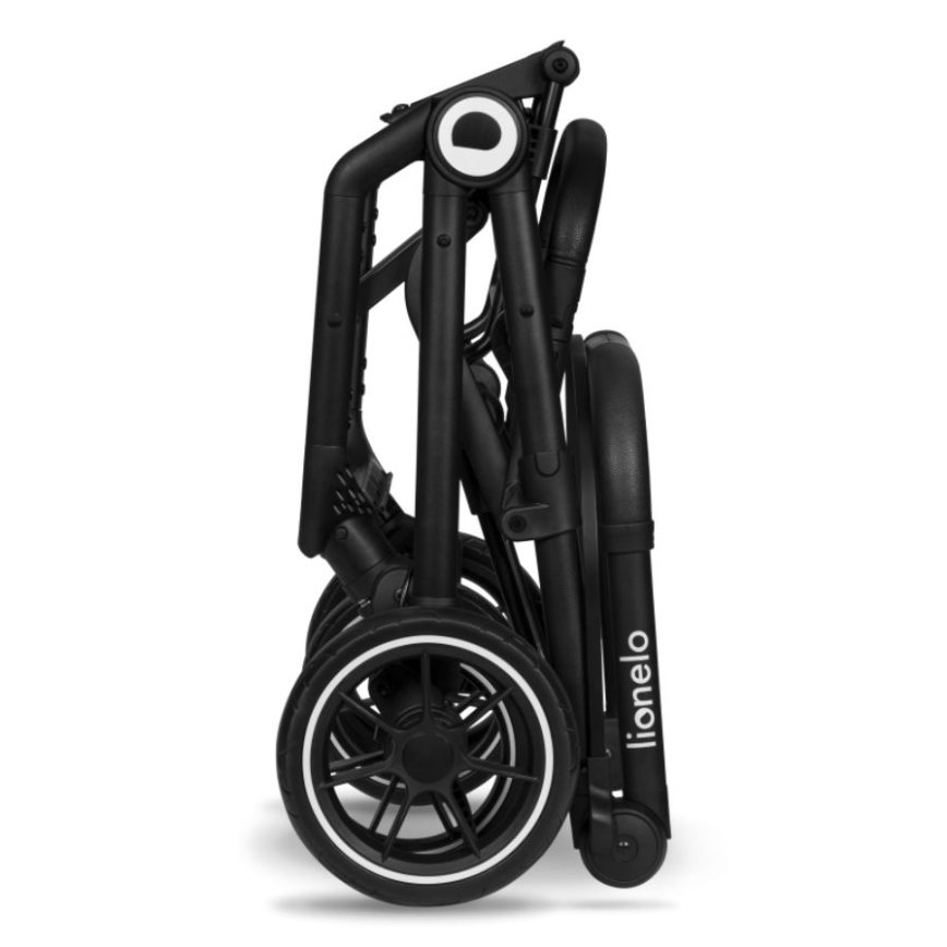 Lionelo - Wózek spacerowy CLOE czarny/szary