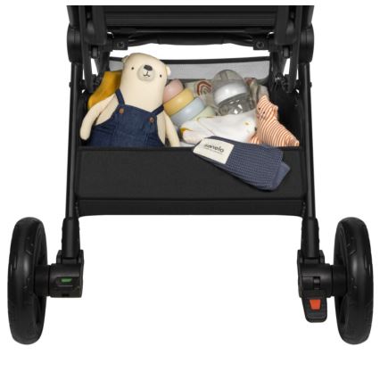 Lionelo - Wózek spacerowy CLOE czarny/szary