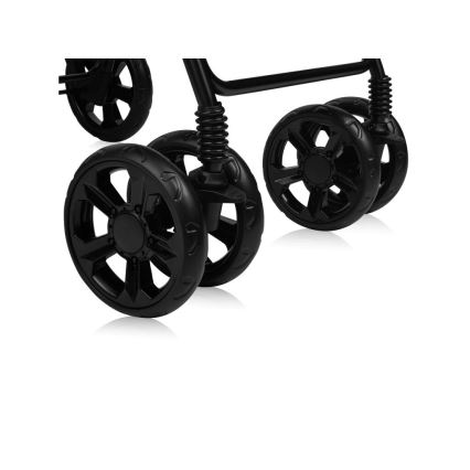 Lionelo - Wózek spacerowy EMMA PLUS ceglasty/czarny