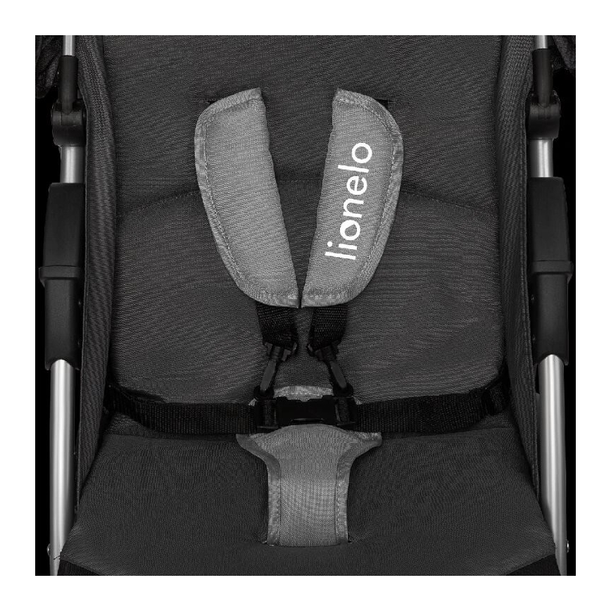 Lionelo - Wózek spacerowy EMMA PLUS czarny