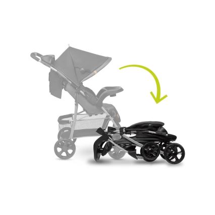 Lionelo - Wózek spacerowy EMMA PLUS czarny
