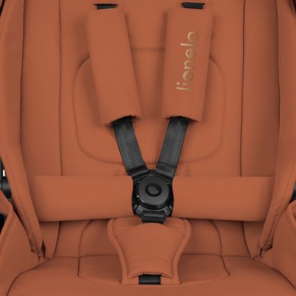 Lionelo - Wózek spacerowy MIKA PLUS Brown Rust