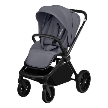 Lionelo - Wózek spacerowy MIKA PLUS Grey Stone