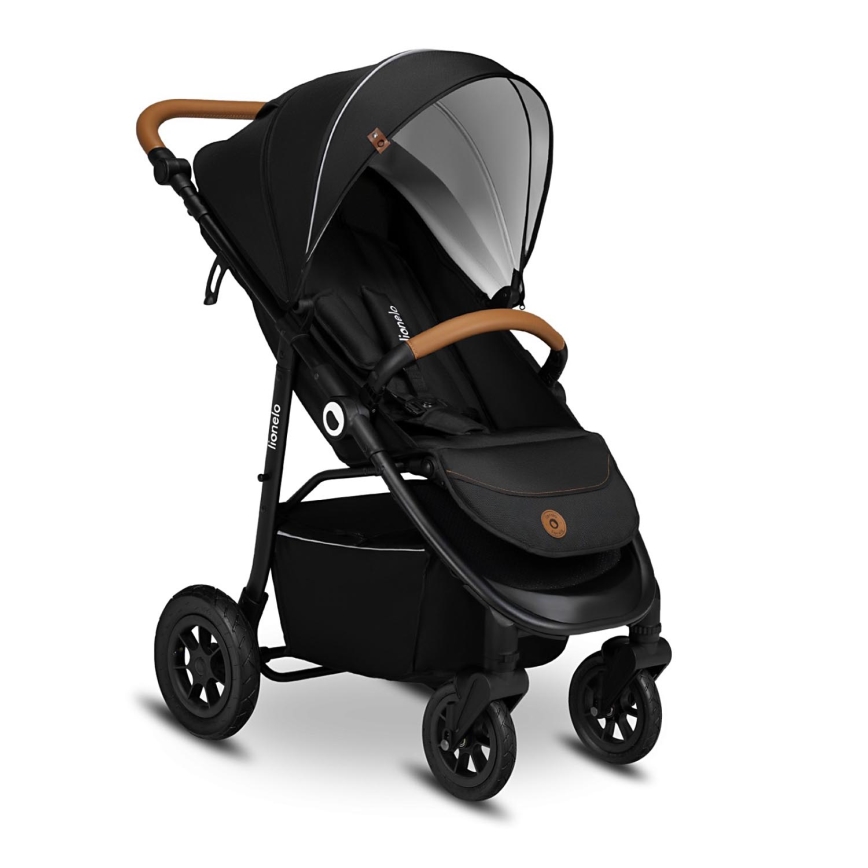 Lionelo - Wózek spacerowy NATT Black Onyx