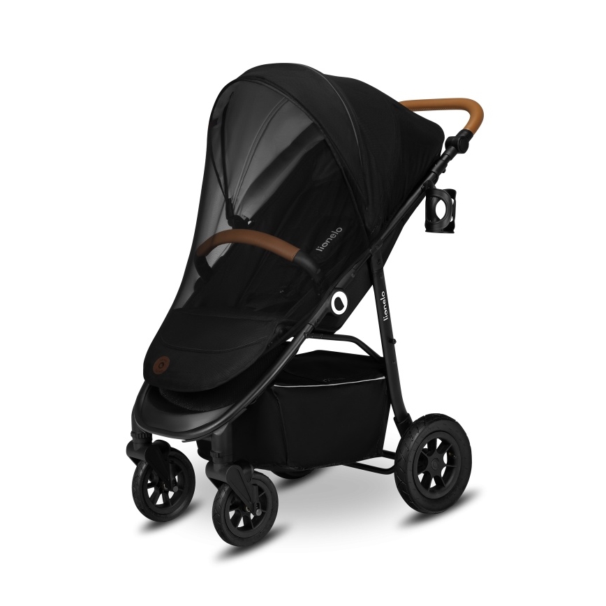 Lionelo - Wózek spacerowy NATT Black Onyx