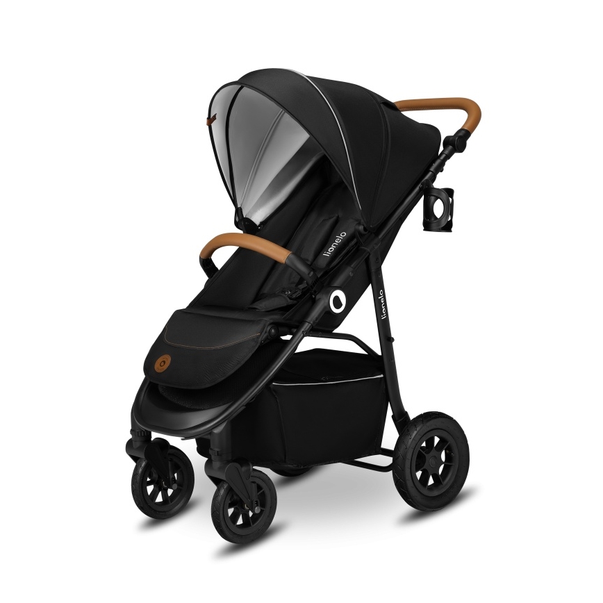 Lionelo - Wózek spacerowy NATT Black Onyx