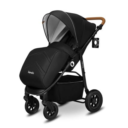 Lionelo - Wózek spacerowy NATT Black Onyx