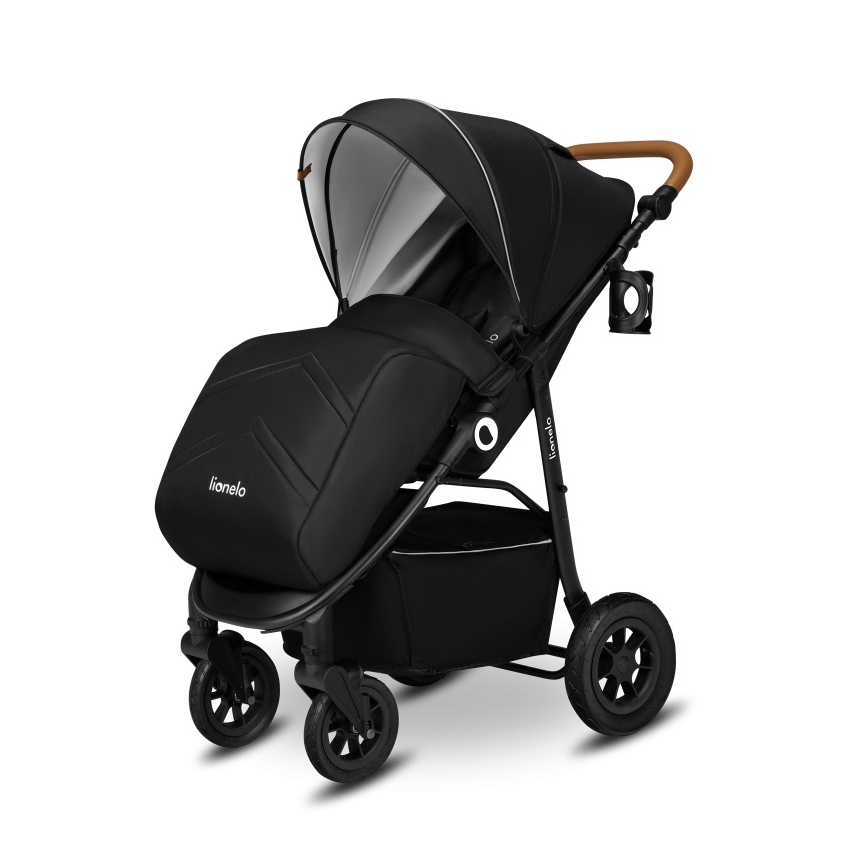 Lionelo - Wózek spacerowy NATT Black Onyx