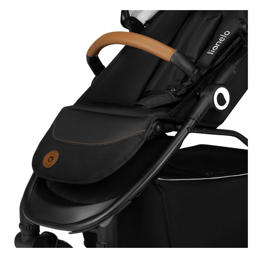 Lionelo - Wózek spacerowy NATT Black Onyx