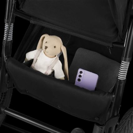 Lionelo - Wózek sportowy AZURA czarny/szary