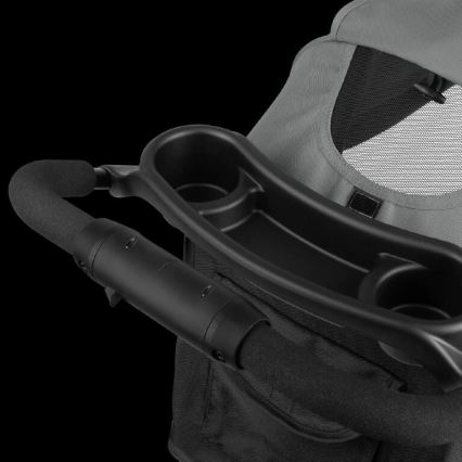 Lionelo - Wózek sportowy EMMA PLUS szary/czarny