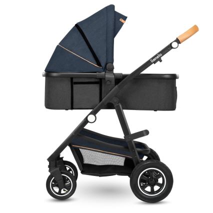 Lionelo - Wózek wielofunkcyjny 2w1 AMBER Blue Navy