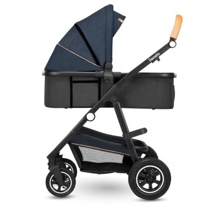 Lionelo - Wózek wielofunkcyjny 2w1 AMBER Blue Navy
