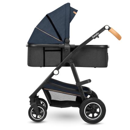 Lionelo - Wózek wielofunkcyjny 2w1 AMBER Blue Navy