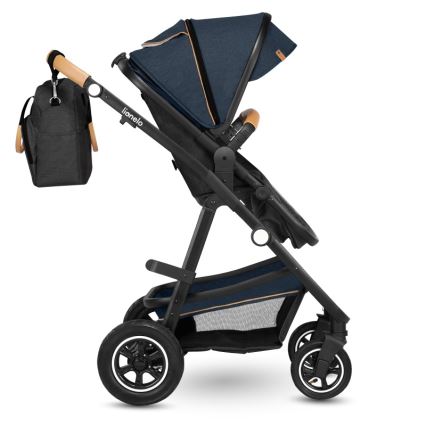 Lionelo - Wózek wielofunkcyjny 2w1 AMBER Blue Navy