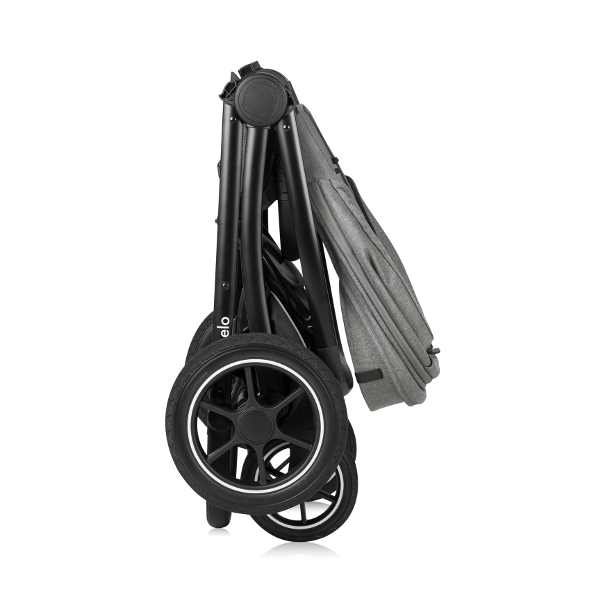 Lionelo - Wózek wielofunkcyjny 2w1 MERIL Grey Stone