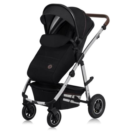 Lionelo - Wózek wielofunkcyjny 3 w 1 AMBER Black Silver