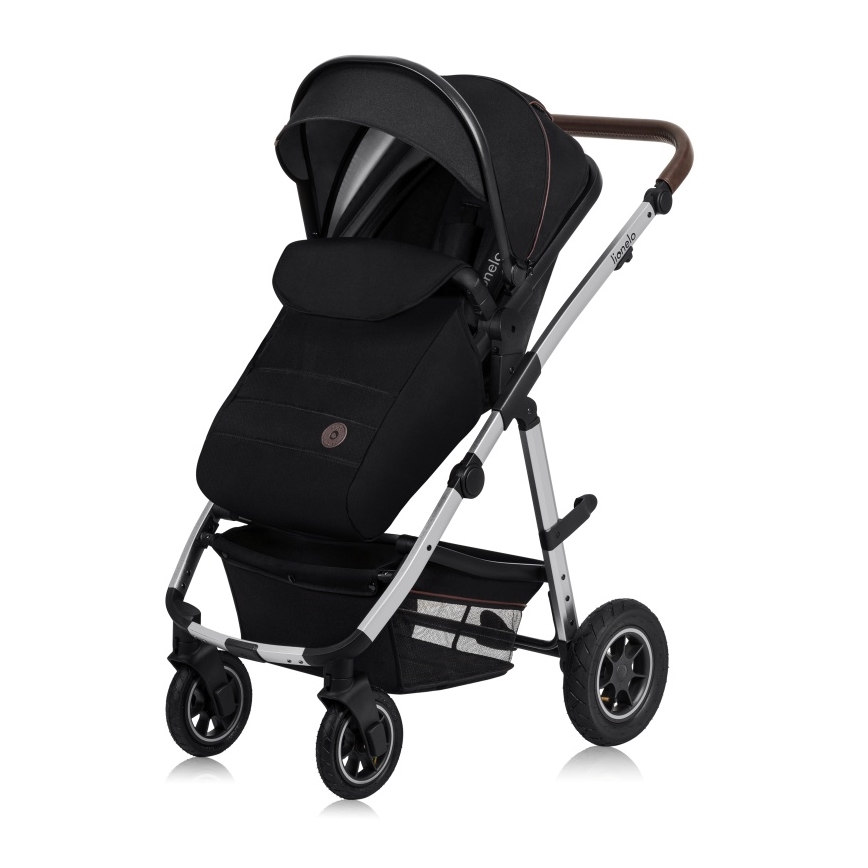 Lionelo - Wózek wielofunkcyjny 3 w 1 AMBER Black Silver