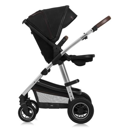 Lionelo - Wózek wielofunkcyjny 3 w 1 AMBER Black Silver
