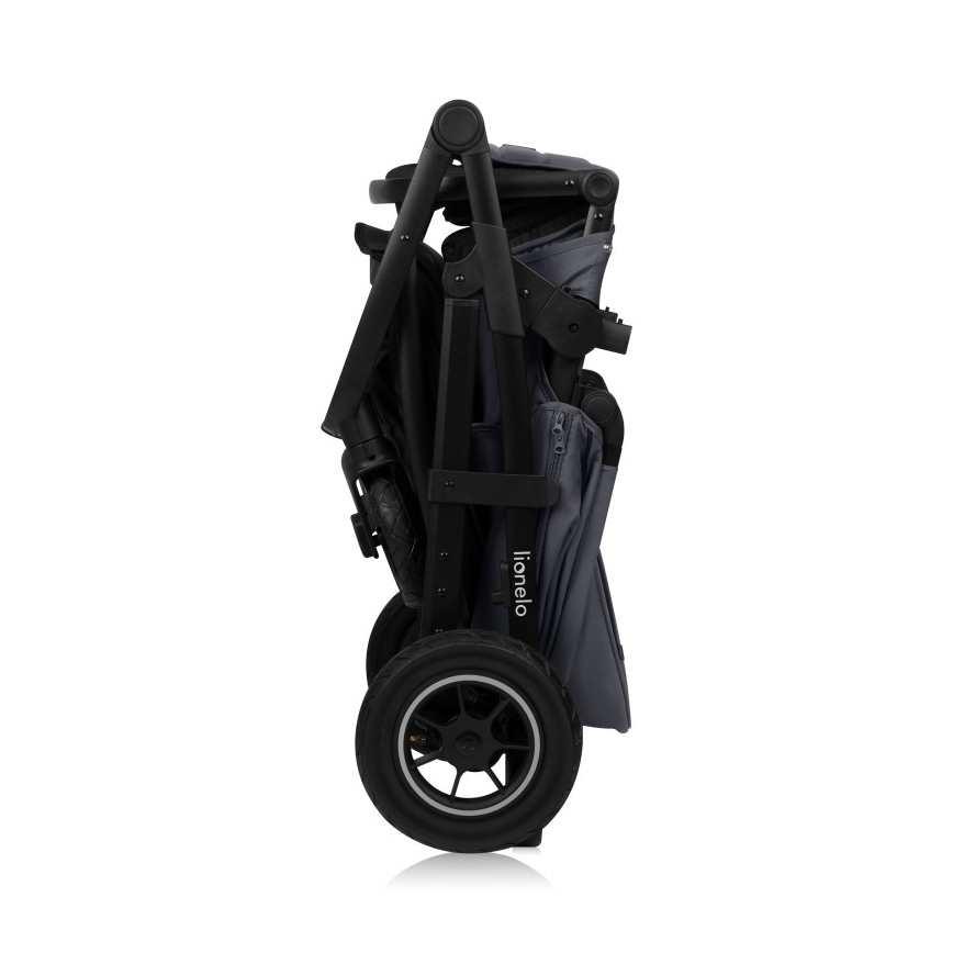 Lionelo - Wózek wielofunkcyjny 3 w 1 AMBER PLUS Szary Grafit