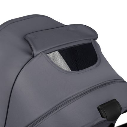 Lionelo - Wózek wielofunkcyjny 3 w 1 AMBER PLUS Szary Grafit